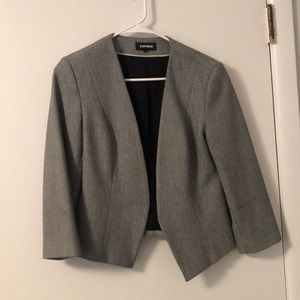 Express patterned blazer